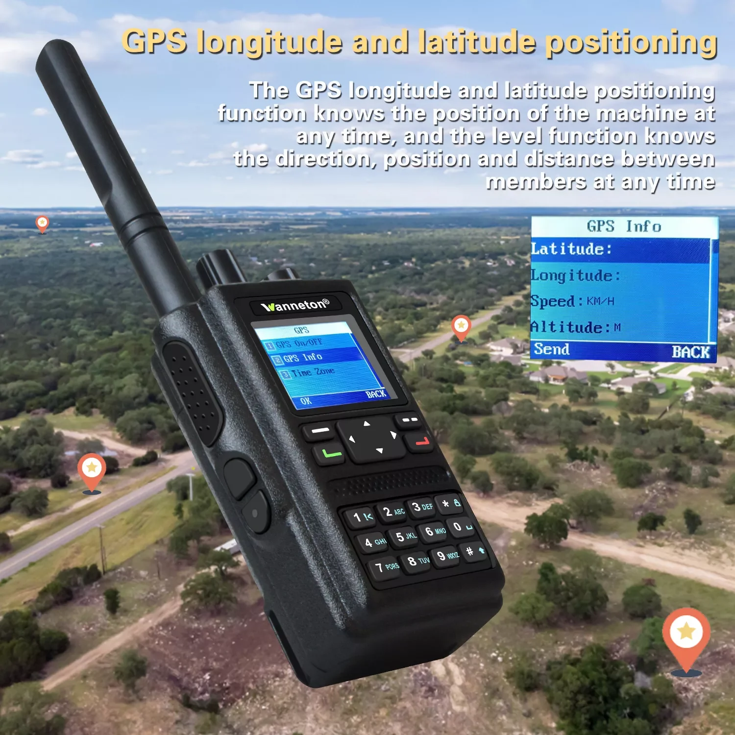 NEW UHF VHF DMR Digital Analog Walkie Talkie Ham Radio GPS APRS Recording Ranging function Two Way Radio Amateur enlarge