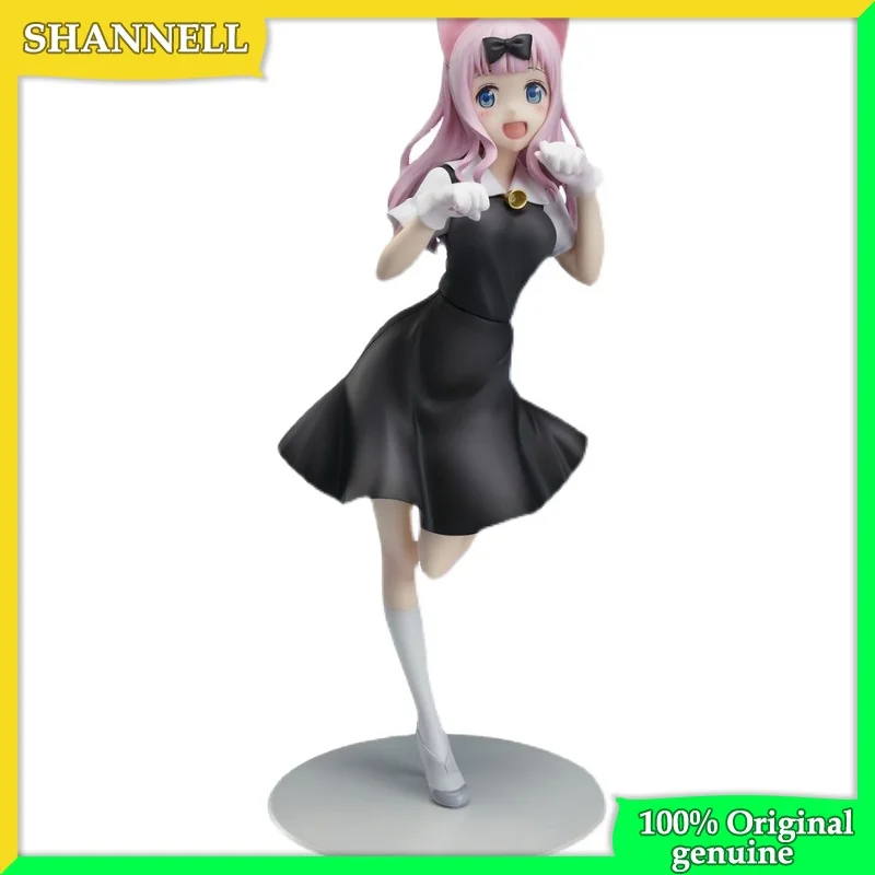 

Kaguya-sama: Love Is War Fujiwara Chika Cat ear 100% Original genuine 22cm PVC Action Figure Anime Figure Model Toys Collection