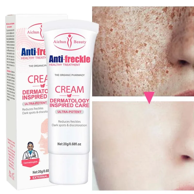 

Freckle Removal Cream Face Whitening Serum Remove Dark Spots Melanin Melasma Pigmentation Anti-Aging Brighten Skin Care Cosmetic