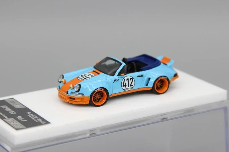 

HPI 1:64 Gulf Touring Car Sports Car Model RWB 964 Convertible Cabriolet for Porsche 911