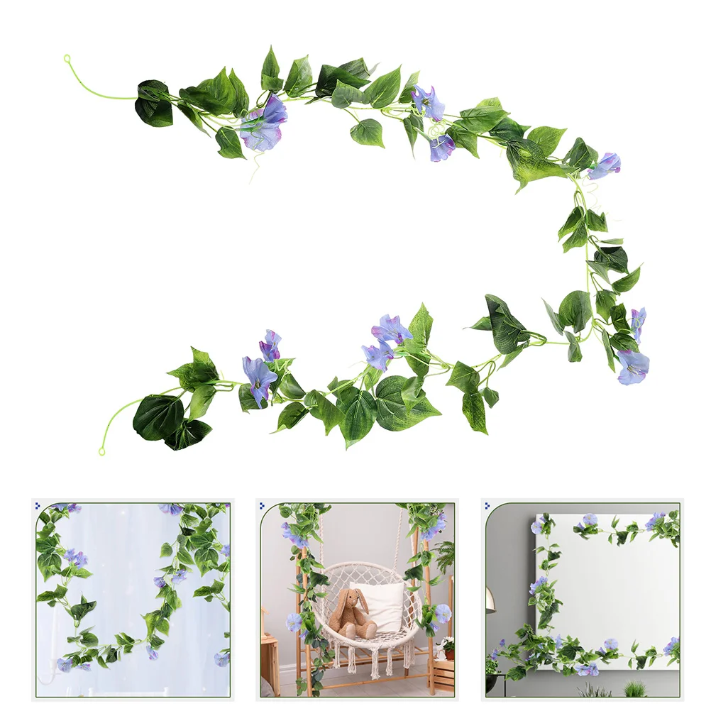 

2Pcs Artificial Vine Hanging Plant Real Touch Flower Vine Delicate Arch Flower Vine
