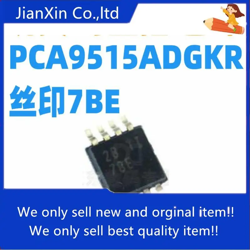 

10pcs 100% orginal new PCA9515ADGKR PCA9515 MSOP-8 silkscreen 7BE signal buffer chip