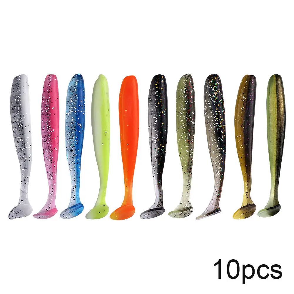 

10pcs/Lot Soft Lures Silicone Bait Goods For Fishing Sea Fishing Pva Swimbait Wobblers Artificial Tackle 1.2/1.6/2g