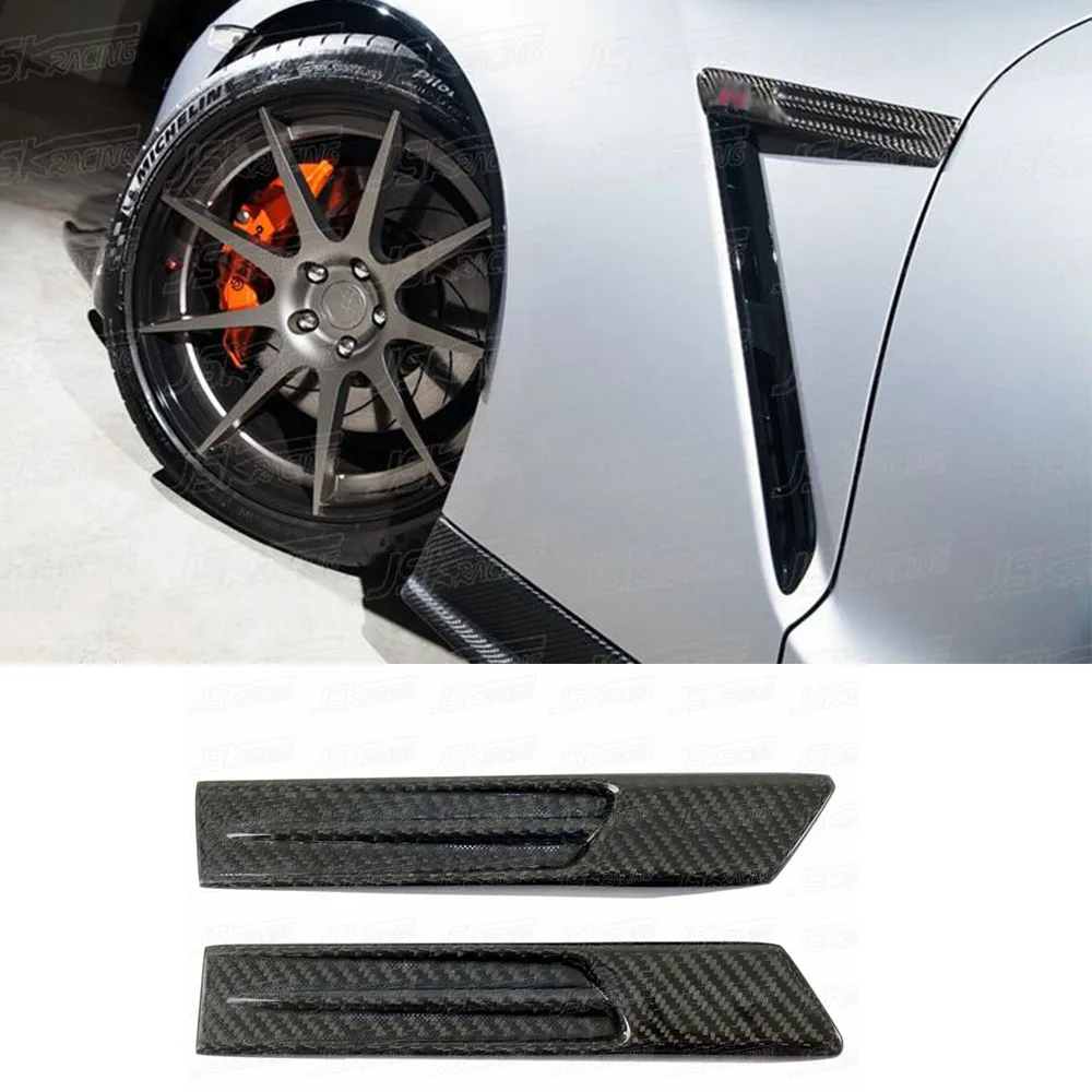

Real Carbon Fiber Side Fender Logo Emblem Badge Sticker For Nissan GTR R35 2008-2016