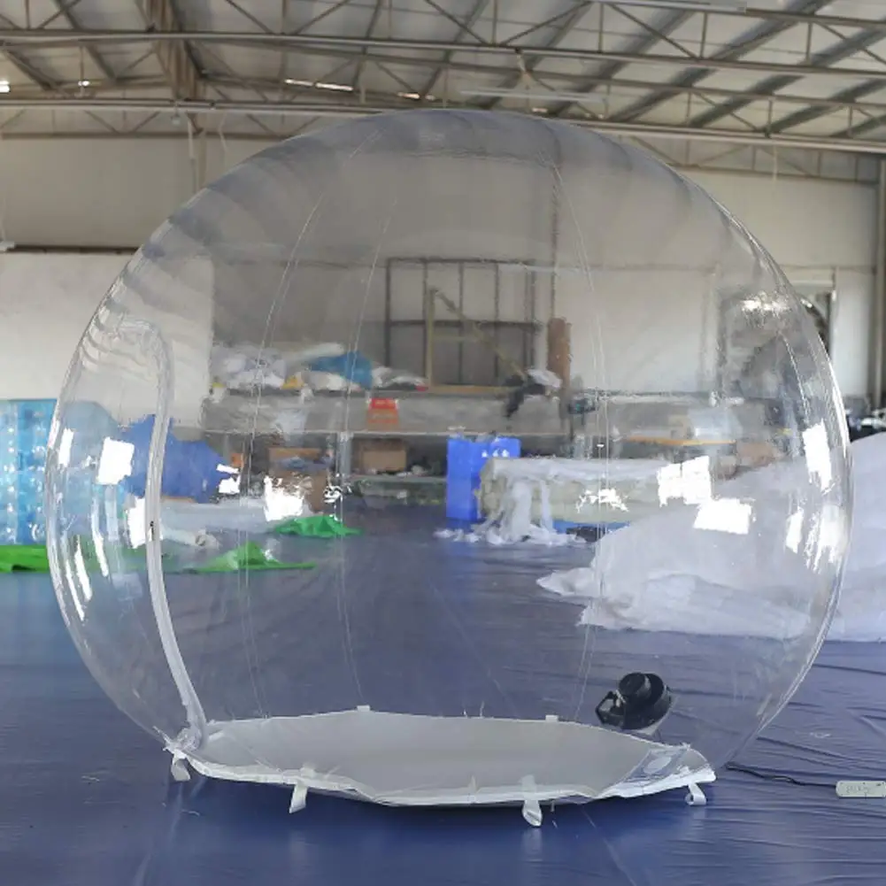 

SAYOK 2m/3m PVC Inflatable Bubble Igloo Tent Transparent Inflatable Dome House Tent with Air Blower for Advertising Wedding Show