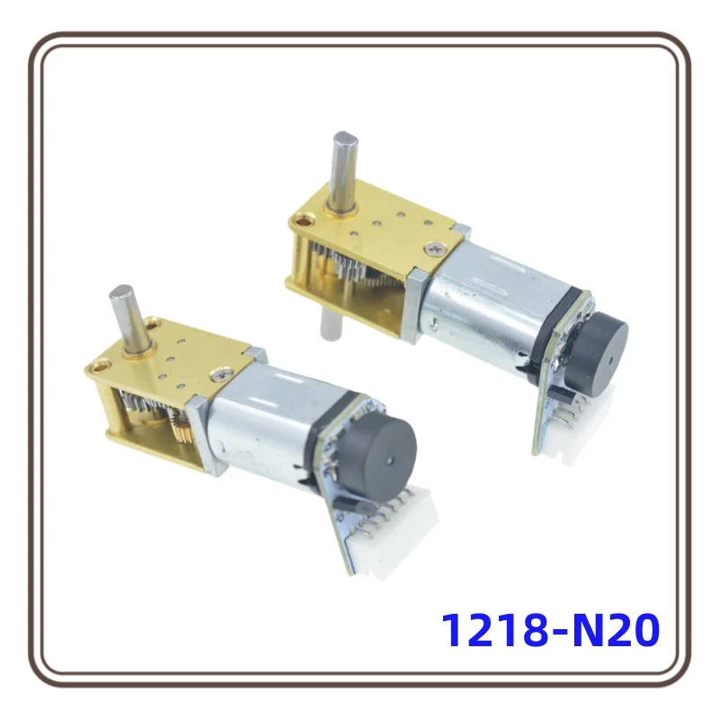 

Червячная Шестерня 1218-N20 энкодер постоянного тока, одновальный редукторный двигатель 3 В, 6 в, 12 В, микро редуктор, низкая скорость