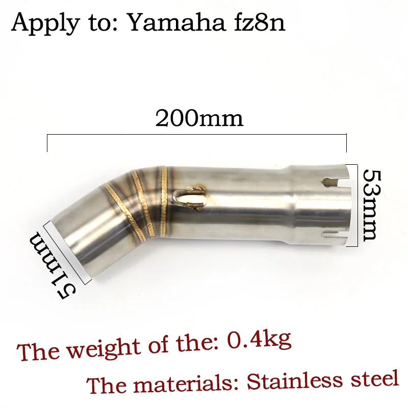 

Для Yamaha FZ8N мотоциклетный глушитель выхлопных газов шатун скользящий рукав спортивные аксессуары из нержавеющей стали модифицированный ло...