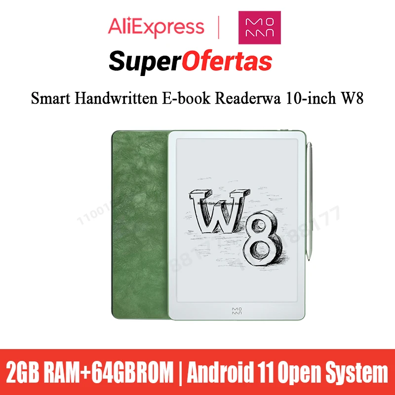 Электронная книга Moaan W8, устройство для чтения электронных книг с 10 ...