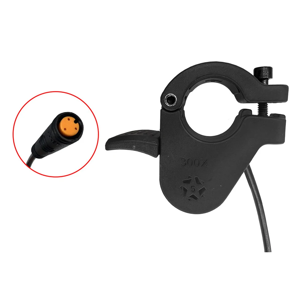 

Ebike Electric Bicycle 300X Thumb Throttle Waterproof Plug Right/Left Three Core Wiring Connector Throttle For Bafang