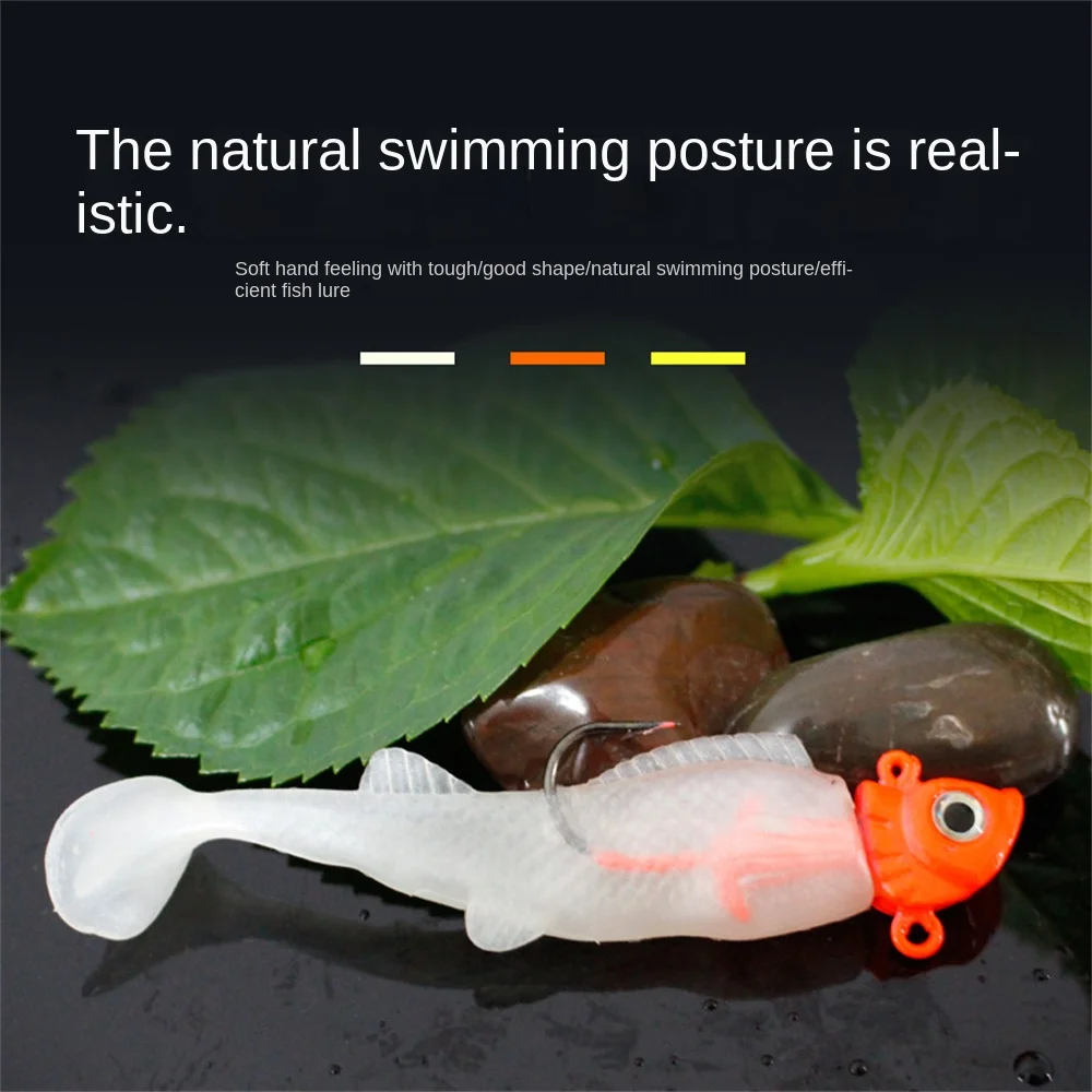 

Bionic Bait Coated Lead Anti-hanging Bottom Lifelike Realistic Natural Swimming Fish Accessories Fishing Lures 4g 9g 15g