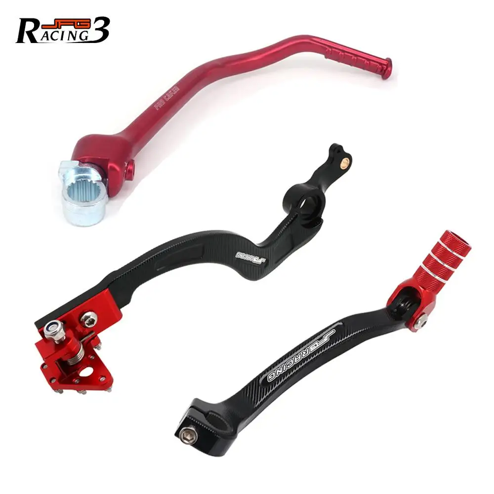 

Motorcycle Kick Start Starter Lever Shifter Shift Pedal Rear Foot Brake Pedal Lever For HONDA CRF450R 2012-2016