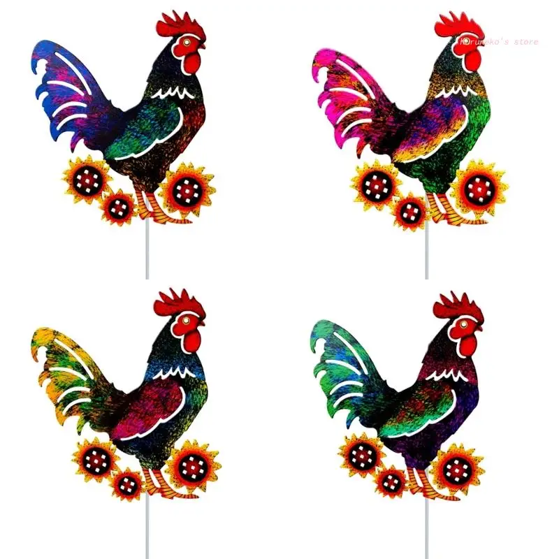 

Кованый железный петух, металлическая стойка для сада, планшетовый штекер для помещений, улицы, украшение для сада, двора, лужайки