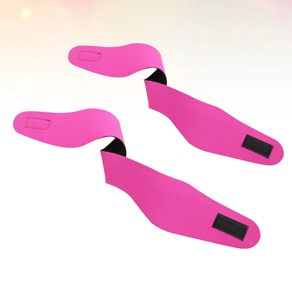 

2pcs Swimming Headband Neoprene Adjustable Yoga Diving Ears Protection Hair Band for Kids Adult (Rosy Sise and Size)