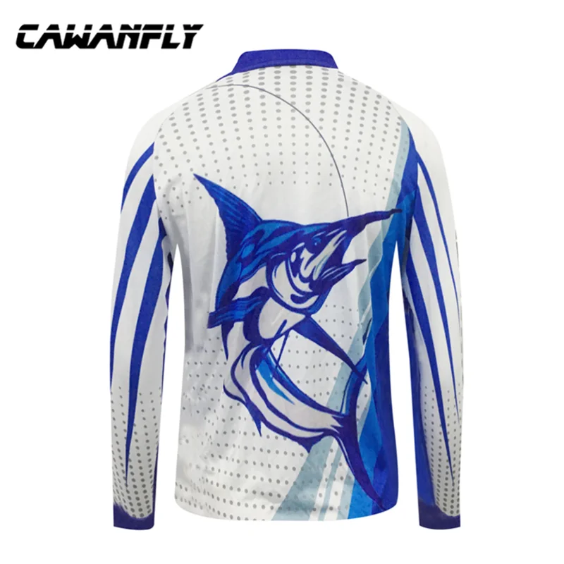 Удобная уличная одежда для рыбалки рубашка с длинным рукавом и круглым вырезом