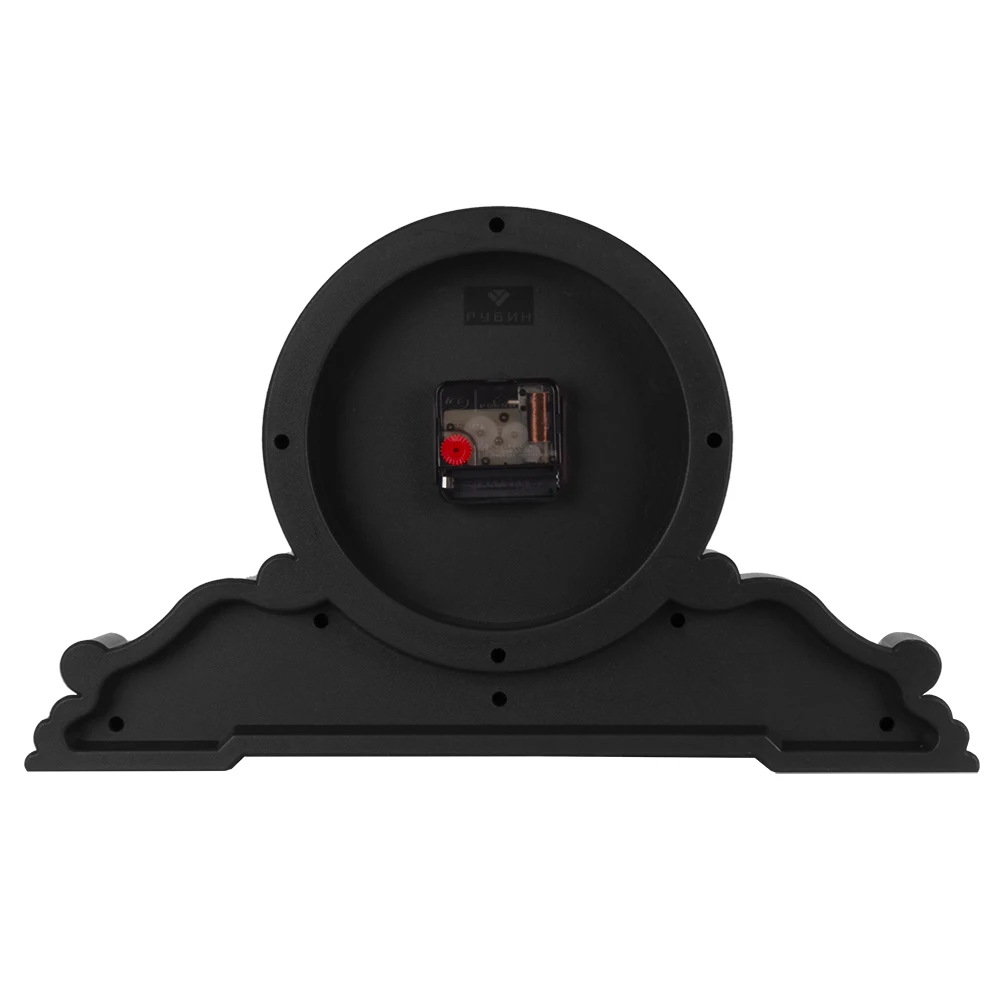 Часы настольные из пластика. 4225-005 43х25 см корпус черный с золотом &quotКлассика&quot |