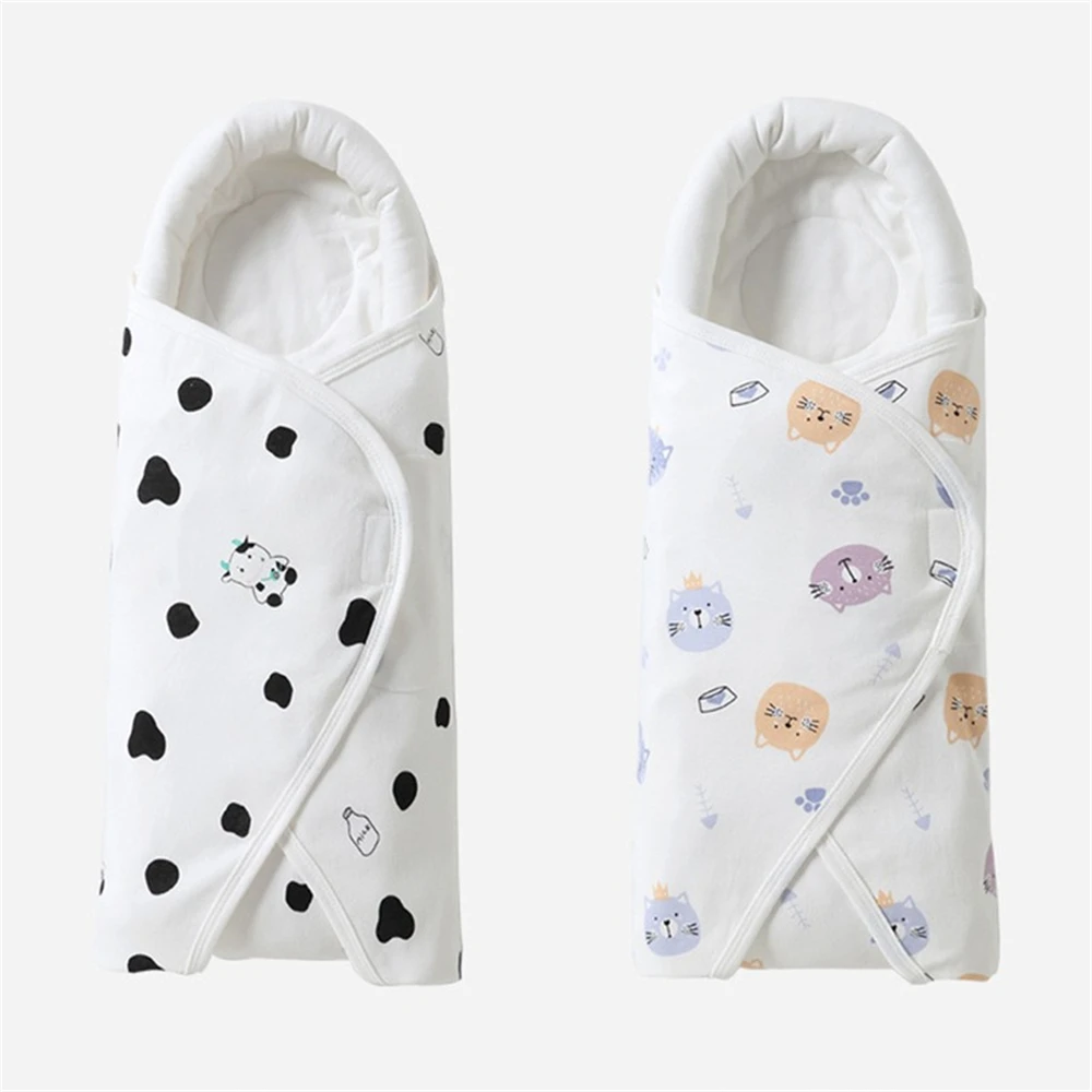 

0-24M Baby Sleeping Bag Stroller 100%Cotton Thick Sleep Sacks For Infant Wheelchair Envelopes Newborns Cocoon For Newborns