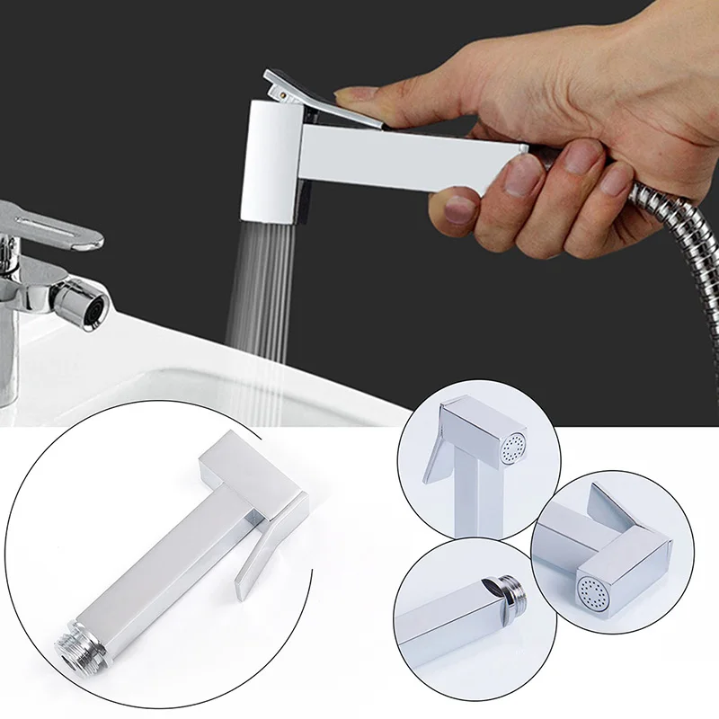 

Комплект биде высокого давления для ванной комнаты, ручной распылитель из нержавеющей стали для унитаза, портативная насадка для душа, инст...