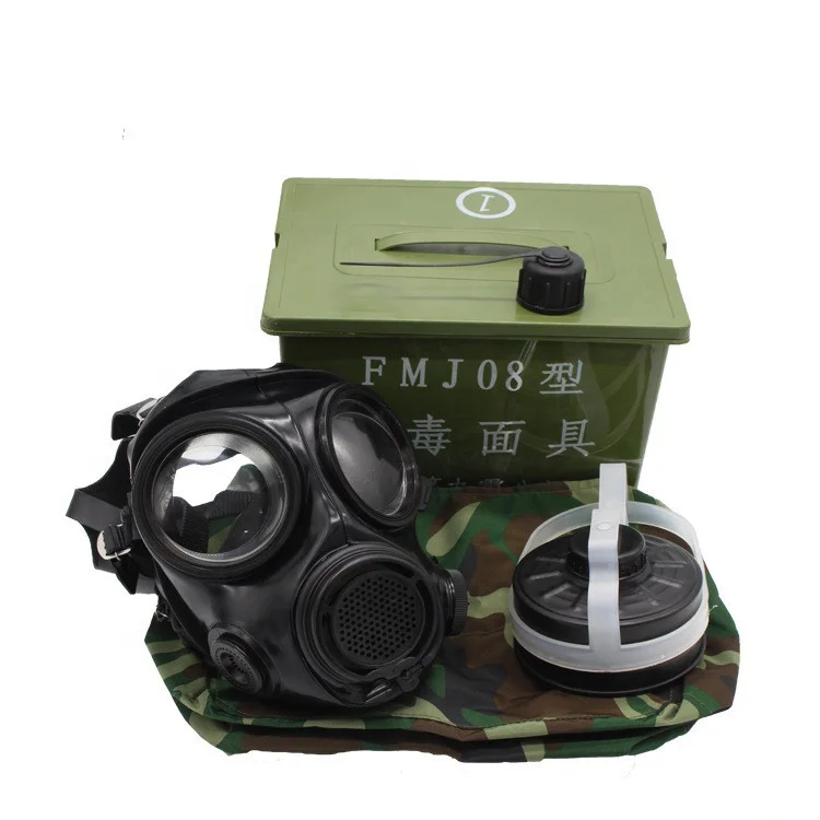 FMJ08 black color biochemical russian gas mask