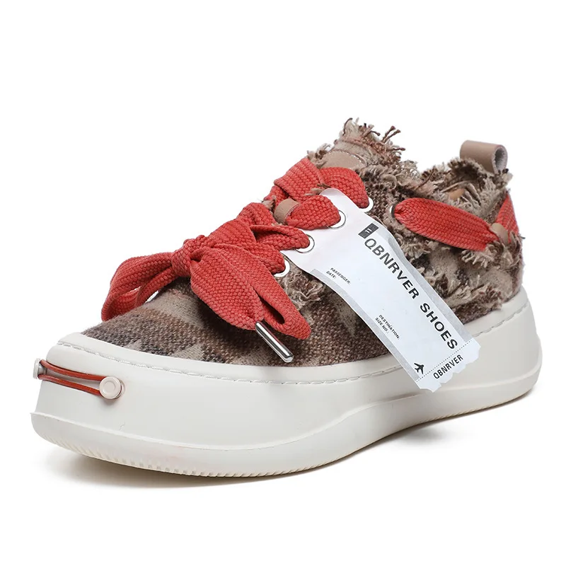 

Net Red With The Same Canvas Shoes 2022 Spring And Summer New Heightened Breathable College Casual All-match Couple Beggar Shoes