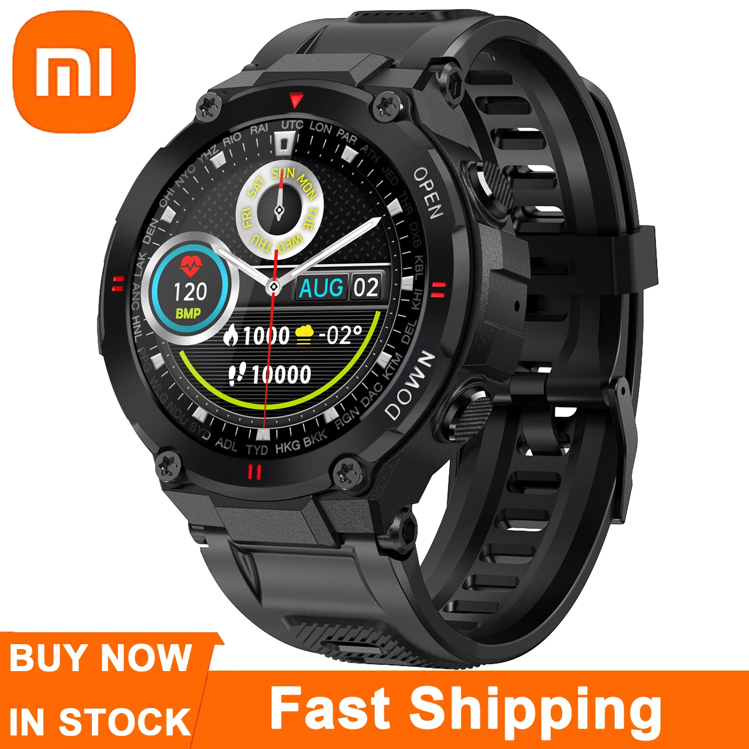 

Смарт-часы Xiaomi Mijia мужские спортивные, с Bluetooth