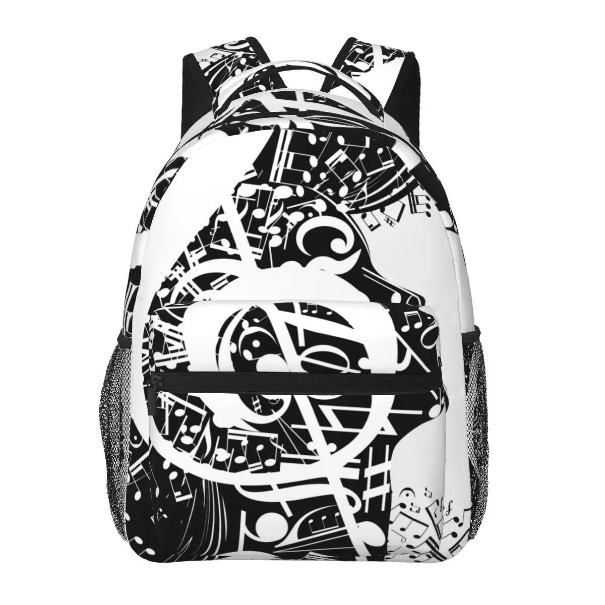 

Women Backpack Abstract Musical Signs Notes Fashion Bag for Women Men School Bag Bookbag Mochila