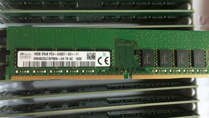 

RAM 16G 2RX8 2400 чистый ECC Серверная Память DDR4 PC4-2400T ECC