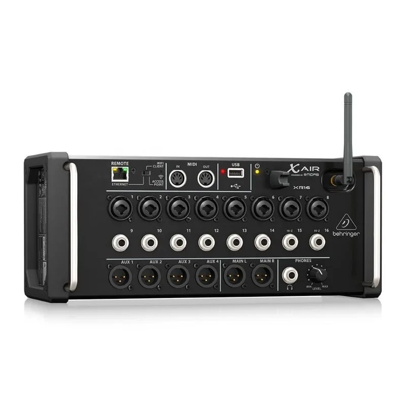 

Behringer X Air XR16 Rack Mixer 16-Channel Digital Mixer With 4 Integrated Effects Processors