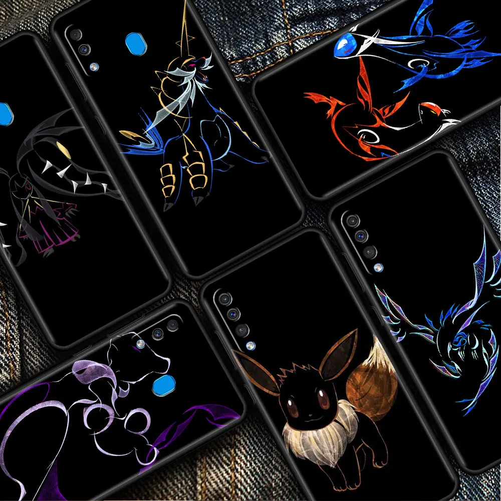 

Pokemon Eevee Elves Phone Case For Samsung Galaxy A50 A70 A52 A22 A10 A03 A02s A30 A40 A23 M31 M52 A20s A20e A02 Black Cover
