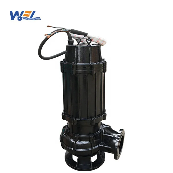 

10m3/h-1300m3/h No-clogging Water Electric Fecal Cutter Submersible Sewage aquarium pump for Mining