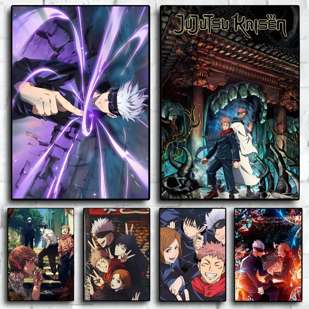 J-Jujutsu k-Kaisen постер с принтом на бумаге для дома гостиной спальни входа бара
