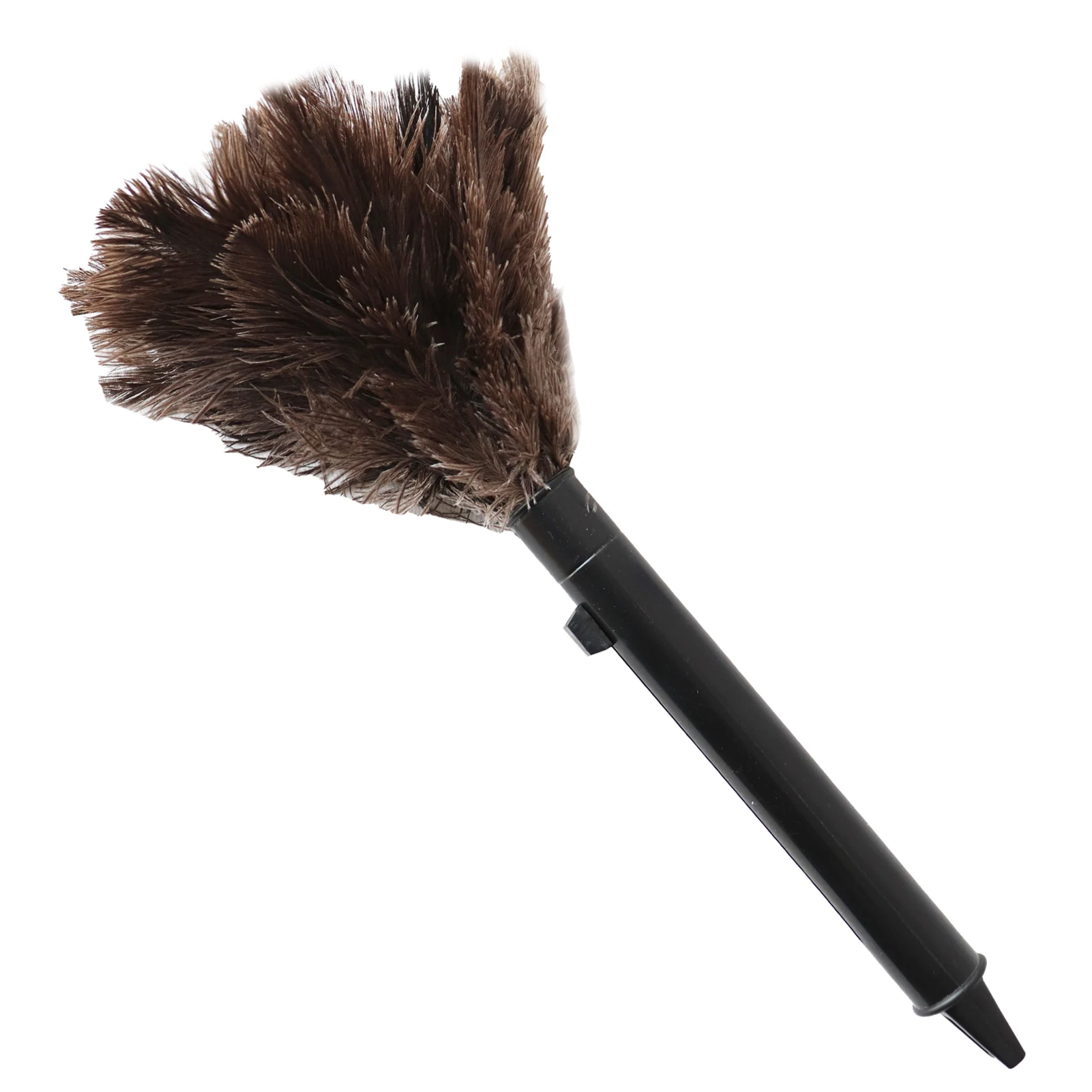 Handheld Cobweb Anti Static Faux Ostrich Feather Duster Cleaning Tool Office Dust Removal Sweeping Roof Wall Soft Extendable