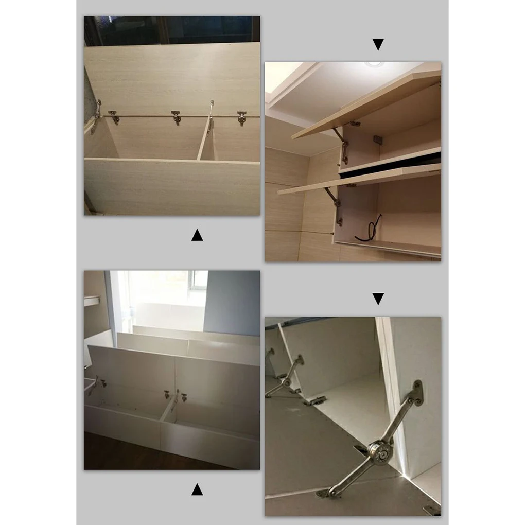 

Heavy Duty Lid Stay Support Hinges Folding Lid Support Hinge Cabinet Closet Wardrobe Hinge