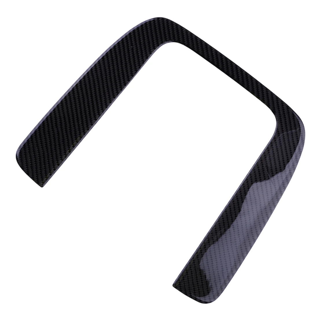 Черная рамка центральной консоли из углеродного волокна отделочная крышка
