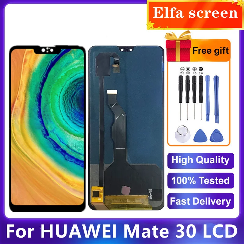 

Super AMOLED для Huawei Mate 30 TAS-L09 LCD дисплей сенсорный экран дигитайзер в сборе для Huawei Mate 30 LCD TAS-L29 AL00