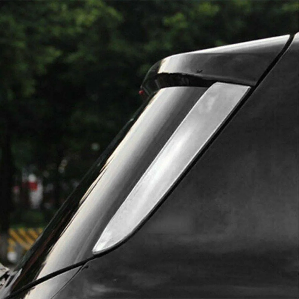 Для Ford Escape Kuga MK2 2013-2019 Chrome Lunette ArrièRe Spoiler Couverture Garniture Pilier Poteaux Moulage DéCoration