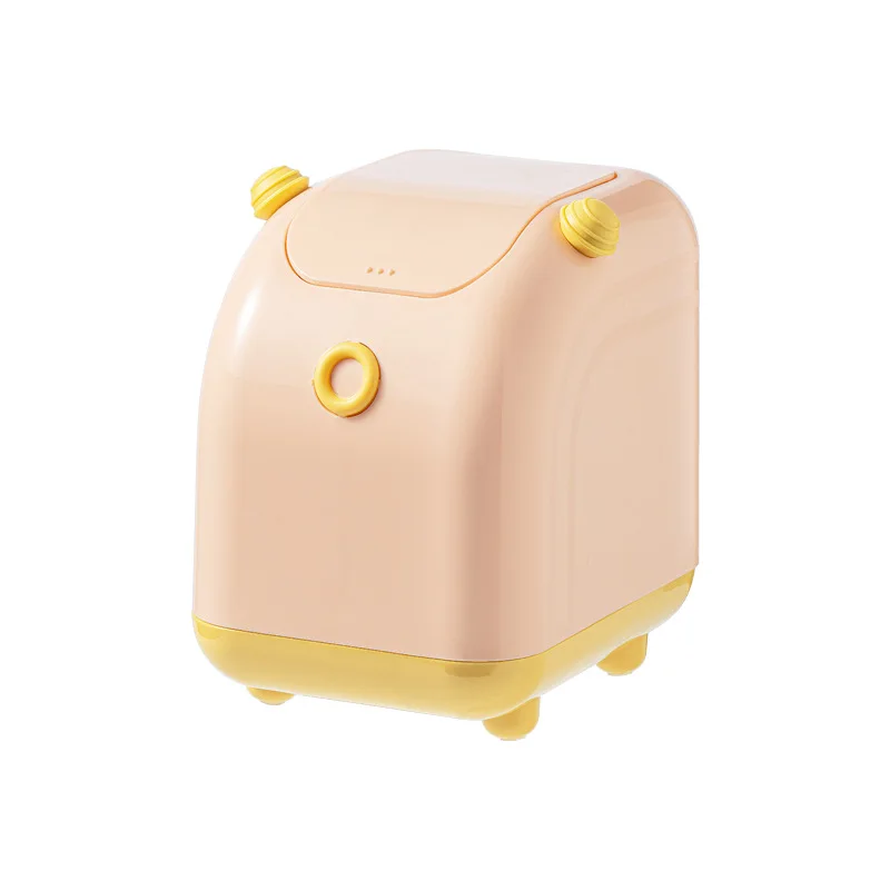 Мини-настольный Мусорный Бак Пресс-тип Бытовой Стиль Милая Корзина Для Бумаги