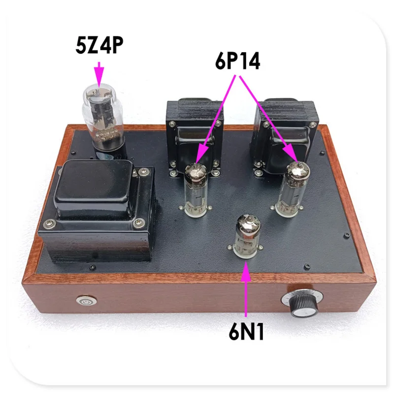 Lyele аудио 6n1 + 6p14 вакуумный трубчатый усилитель Diy Kit Hifi мощности класс A твердый
