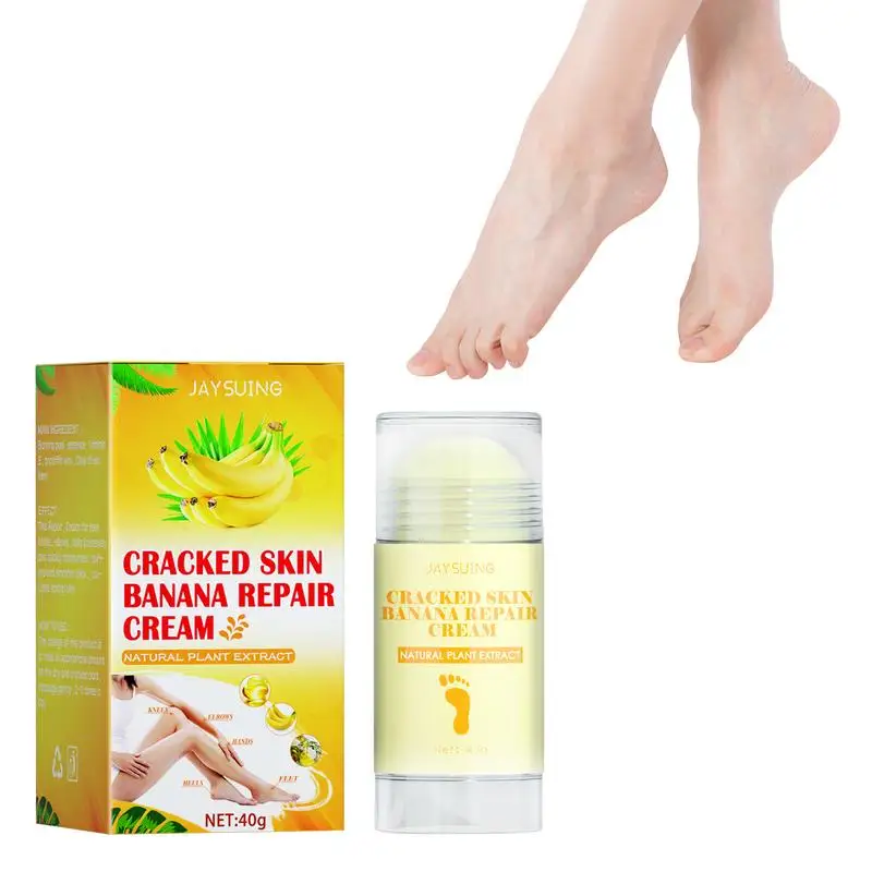 

Heel Care Cream Banana Oil Repair Cream For Dry Feet Feet Lotion Foot Care Products For Rough Dry And Cracked Feet 1.41 Oz