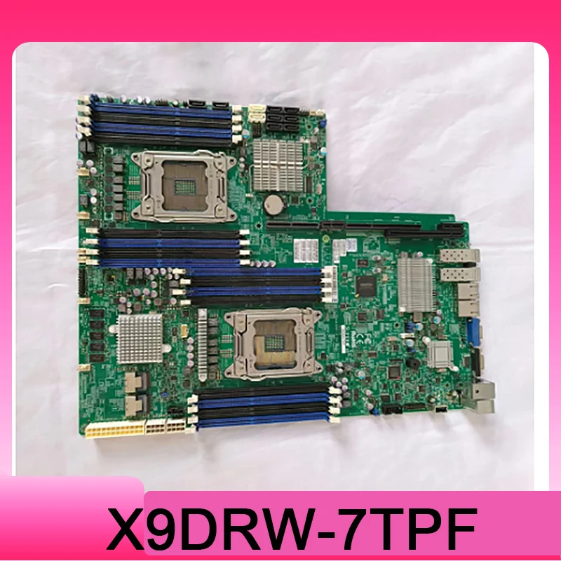 Семейная материнская плата Xeon X9DRW-7TPF V1 V2 LGA2011 DDR3 для Supermicro