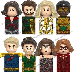 Герои сериала "Пацаны" (нет, "Слово пацана" это другой сериал) в виде лего-человечков