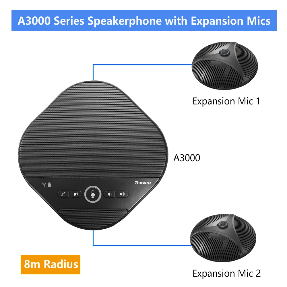 Bluetooth-Колонка A3000BEX 4 AI-микрофона 26 футов