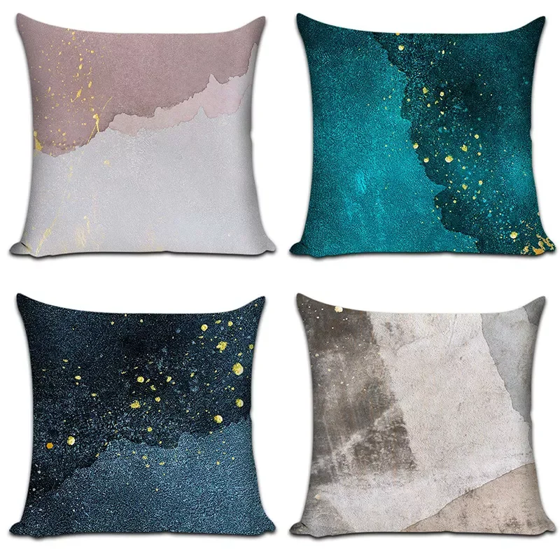 

Cushion Cover For Living Room Funda Cojin 45*45 Sofa Linen Decorative Pillows Home Decor Kussenhoes Modern Home Decor