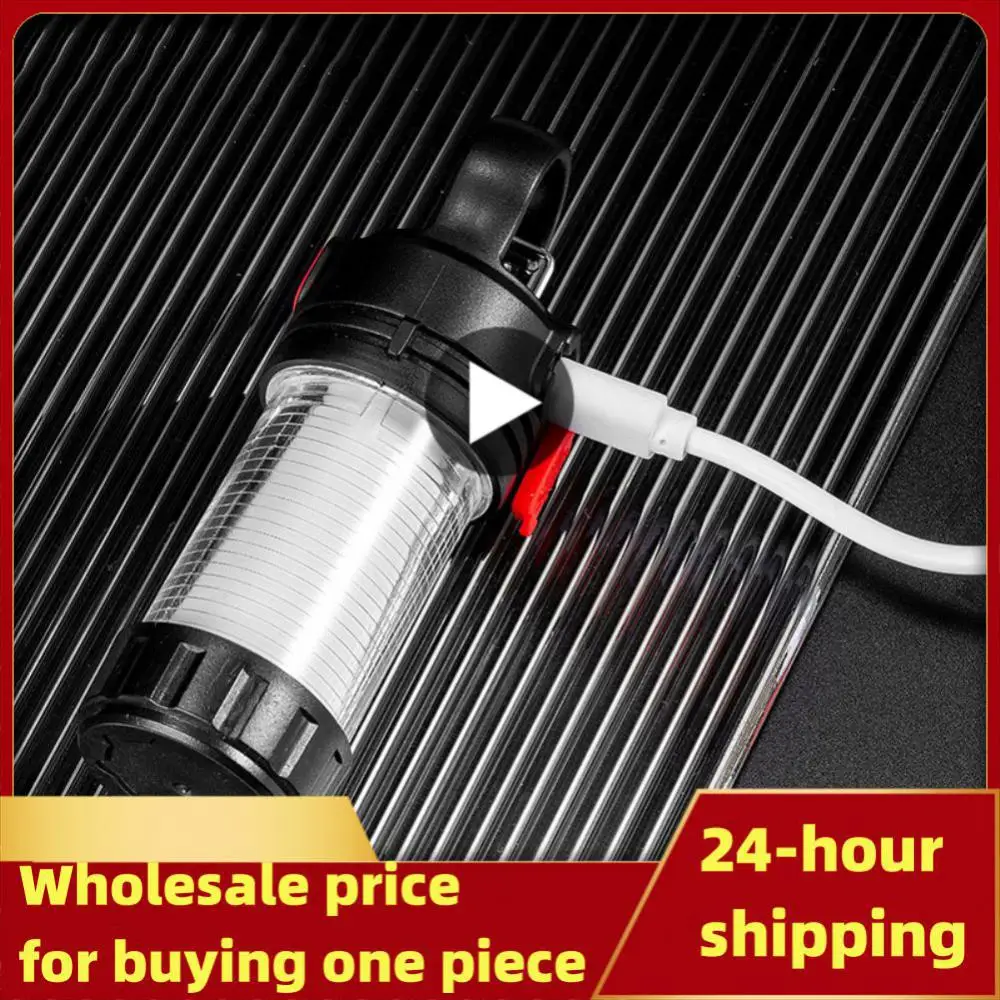 

Portable Camping Lights Type-c Charging Warning Light Tent Light Tent Lights Camping Equipment Usb Charging Abs Hook 800mah