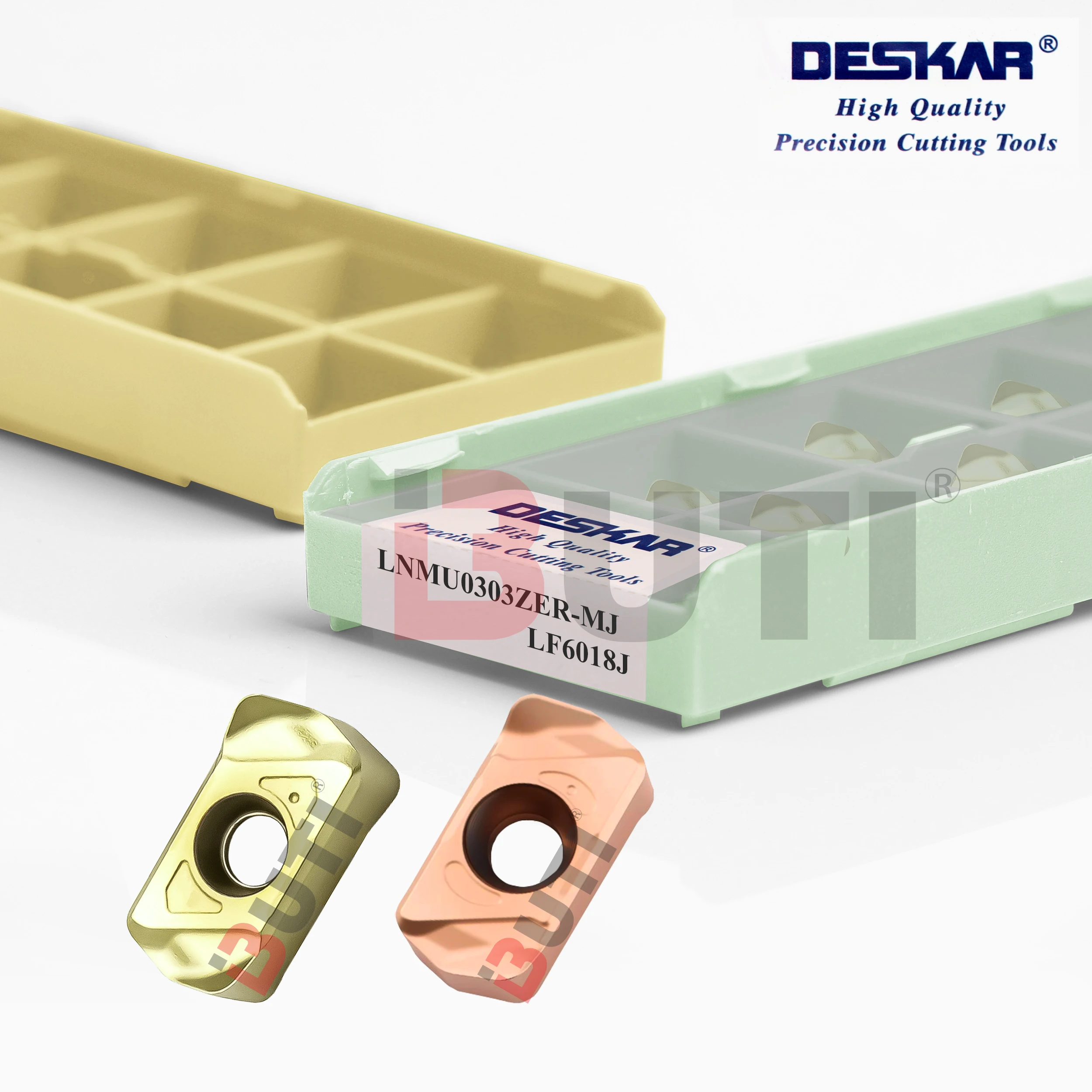 Фото DESKAR 100% APKT160420-DM LNMU0303ZER-MJ LF6018W LF6018J Токарный станок с ЧПУ Фрезерные лезвия Режущие инструменты Высокотемпературный титановый сплав №2
