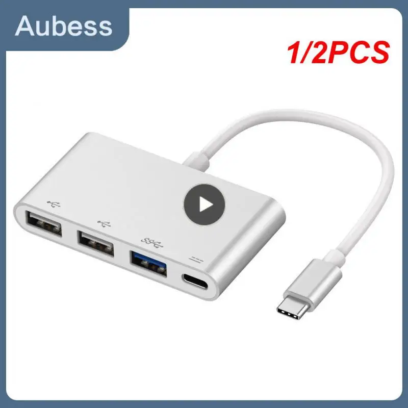 

1/2PCS to Digtial AV Adapter, 14 to TV/Projector Connector Otg Cable Charge/SD/TF/USB Port 1080P Video Sync