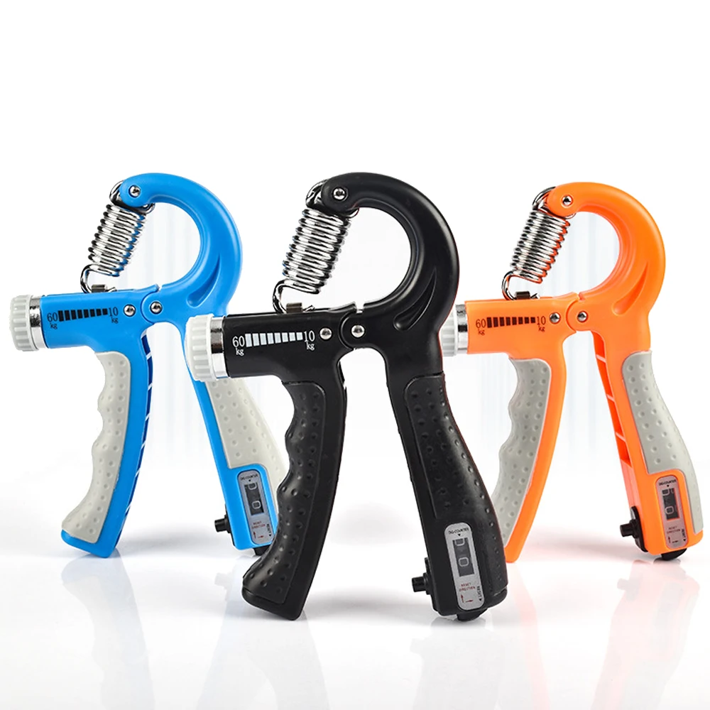 

10-60Kg Adjustable Heavy Gripper Fitness Hand Exerciser Grip FatGrip Wrist Increase Strength Spring Finger Pinch Carpal Expander