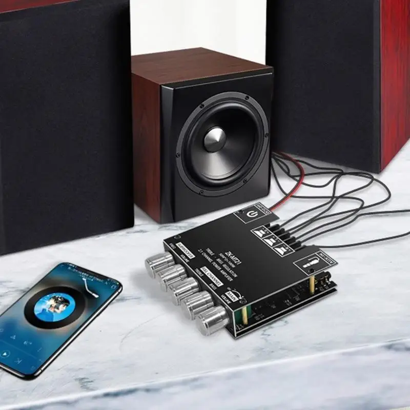 Цифровой модуль усилителя мощности 2.1Channel BluetoothCompatible 50WX2+100W