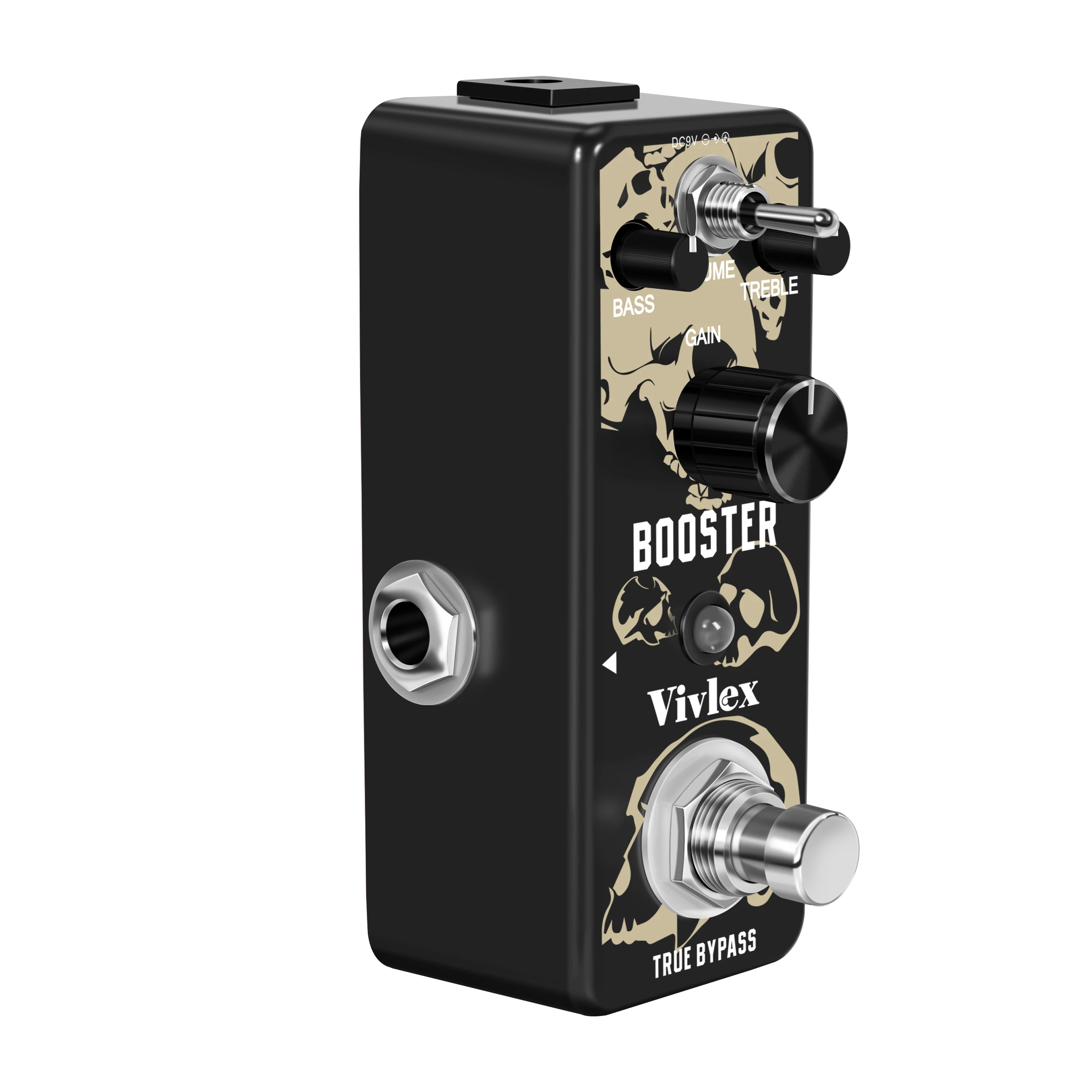 Vivlex LEF-318 Guitar Booster Pedal Pure Boost Effect Pedals Analog Pure Signal Amplification Sound Encouraging