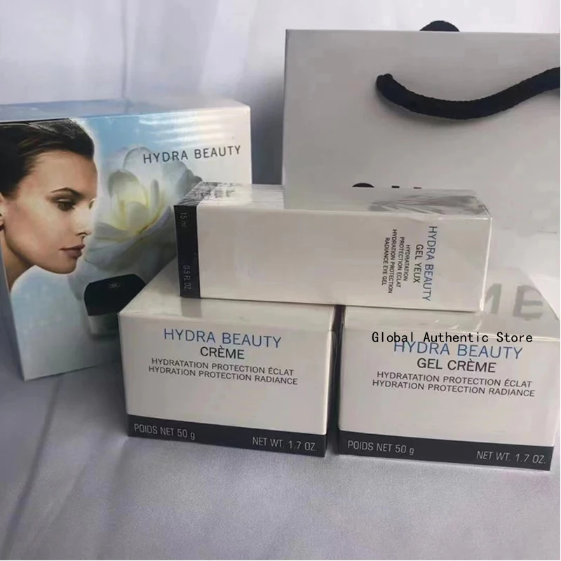 

HIGH QUALITY HYDRA BEAUTY GEL YEUX HYDRATATION PROTECTION ECLAT RADIANCE EYE GEL 15ML + CREAM 50ML + GEL CREME 50ML 3PCS SET