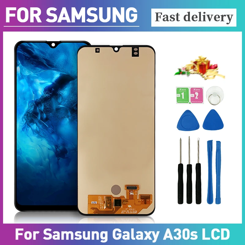 

Для Samsung Galaxy A30s ЖК сенсорный дигитайзер панель экран дигитайзер Запчасти Ремонт дигитайзер стеклянный датчик